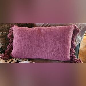 Tassled Lumbar Pillow